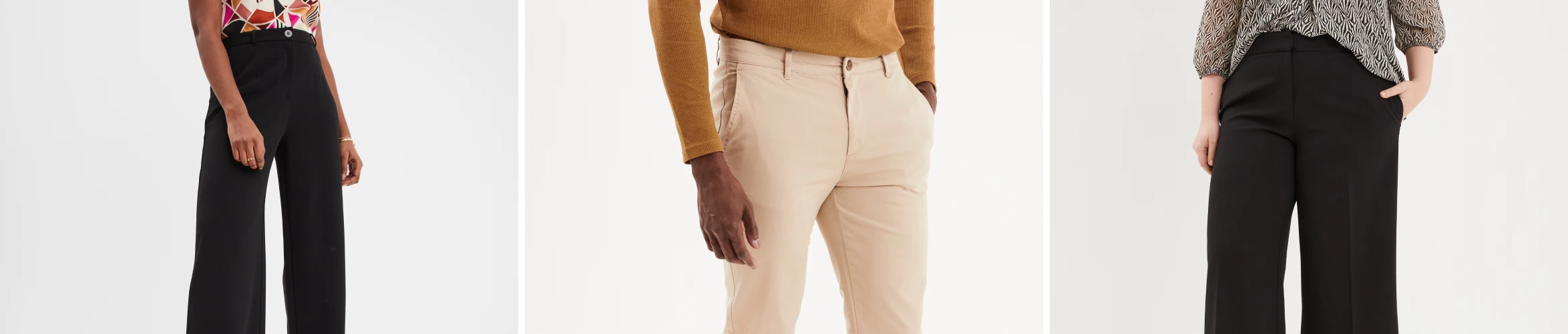 femme habillées en pantalon